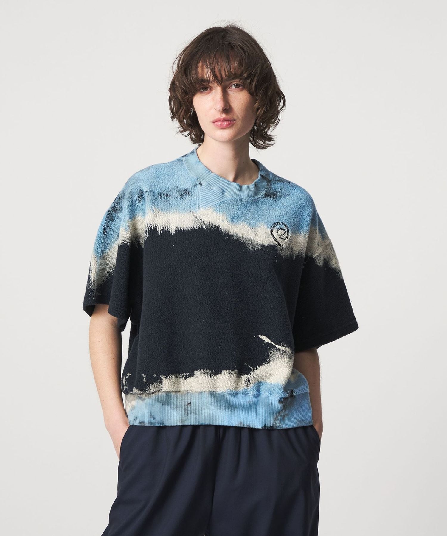 別注】＜NOMARHYTHM TEXTILE for 6＞DYE SWEAT SHORT SLEEVE/スウェット