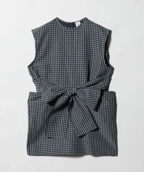 6(ROKU)/＜6(ROKU)＞麻コットン リボン チュニック/その他トップス