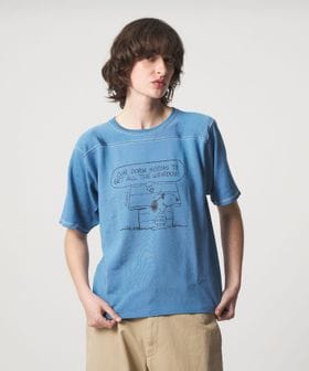 6(ROKU)/【別注】＜Healthknit for 6＞SNOOPY フットボール Tシャツ/Tシャツ / カットソー