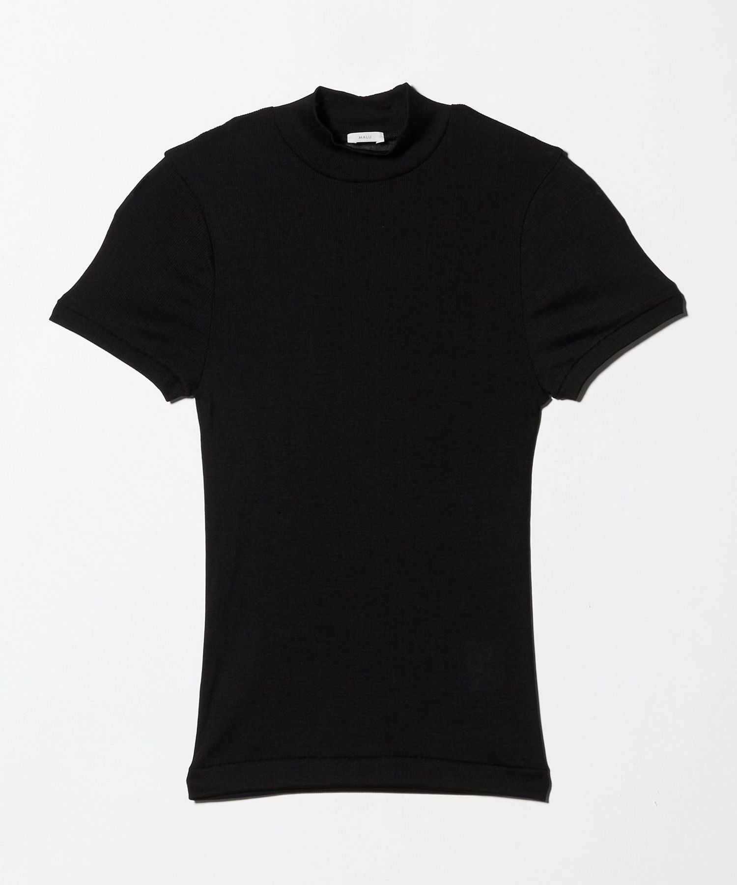 マル　MALU Rose mock neck half sleeve MALU＞ROSE MOCK NECK CAP SLEEVE/トップス