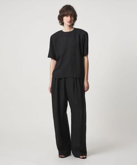 6(ROKU)/＜6(ROKU)＞麻ブレンド タックパンツ/その他パンツ