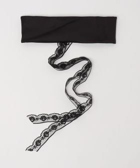 MERRMA/＜MERMA＞SATIN LACE HEADBAND/ヘッドバンド/ヘアアクセサリー