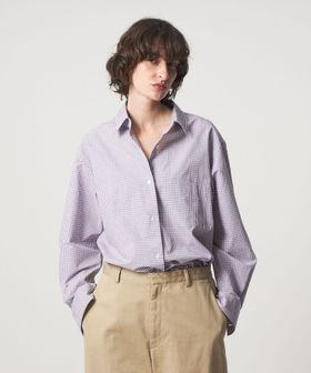 6(ROKU)/＜6(ROKU)＞コットン ソリッド＆ チェック シャツ /シャツ / ブラウス