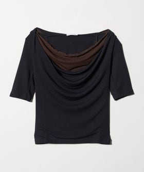 BAMBOU ROGER KWONG/＜BAMBOU ROGER KWONG＞CHOCOLATE DANCE COLLAR TOP/トップス/Tシャツ / カットソー