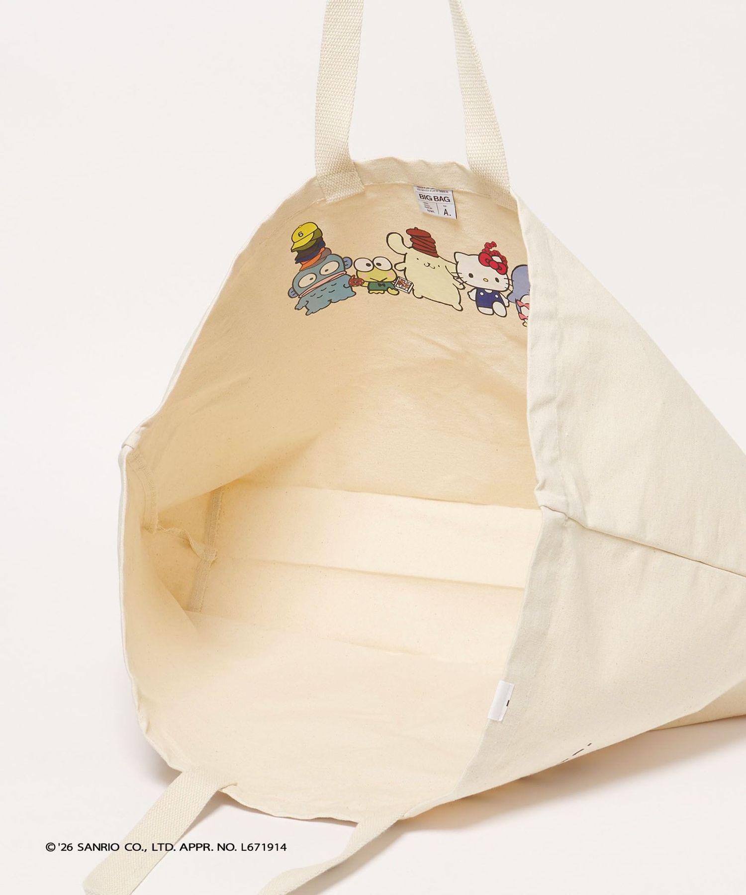sanrio characters × 6 × byeA. トートバッグ 別注】＜sanrio characters × 6 × byeA.＞BIGBAG/バッグ