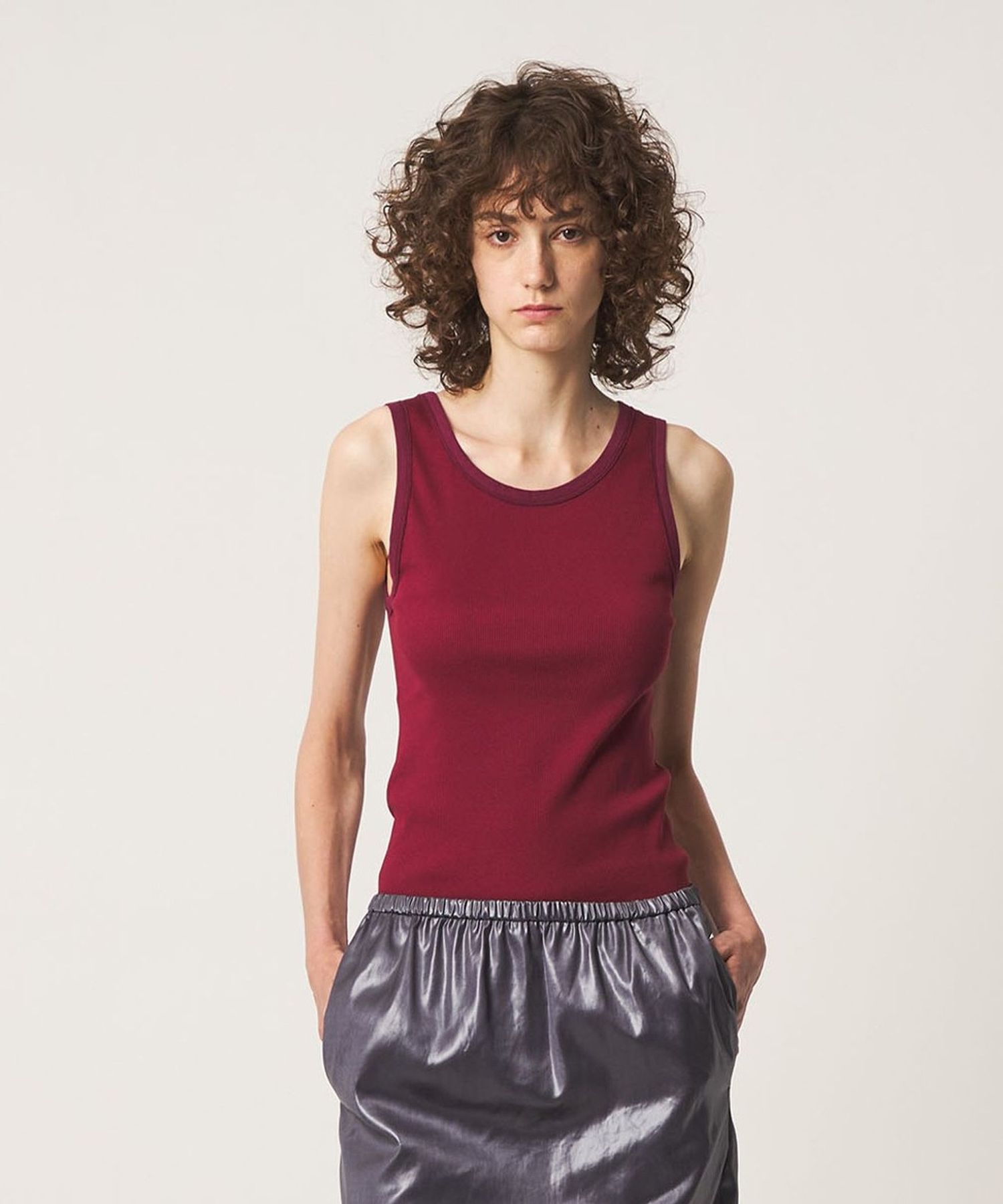 別注】＜OVERNEATH for 6＞RIB TANK092/タンクトップ