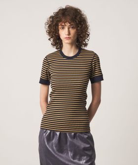 OVERNEATH/【別注】＜OVERNEATH for 6＞RIB  BORDER TEE/Tシャツ/Tシャツ / カットソー