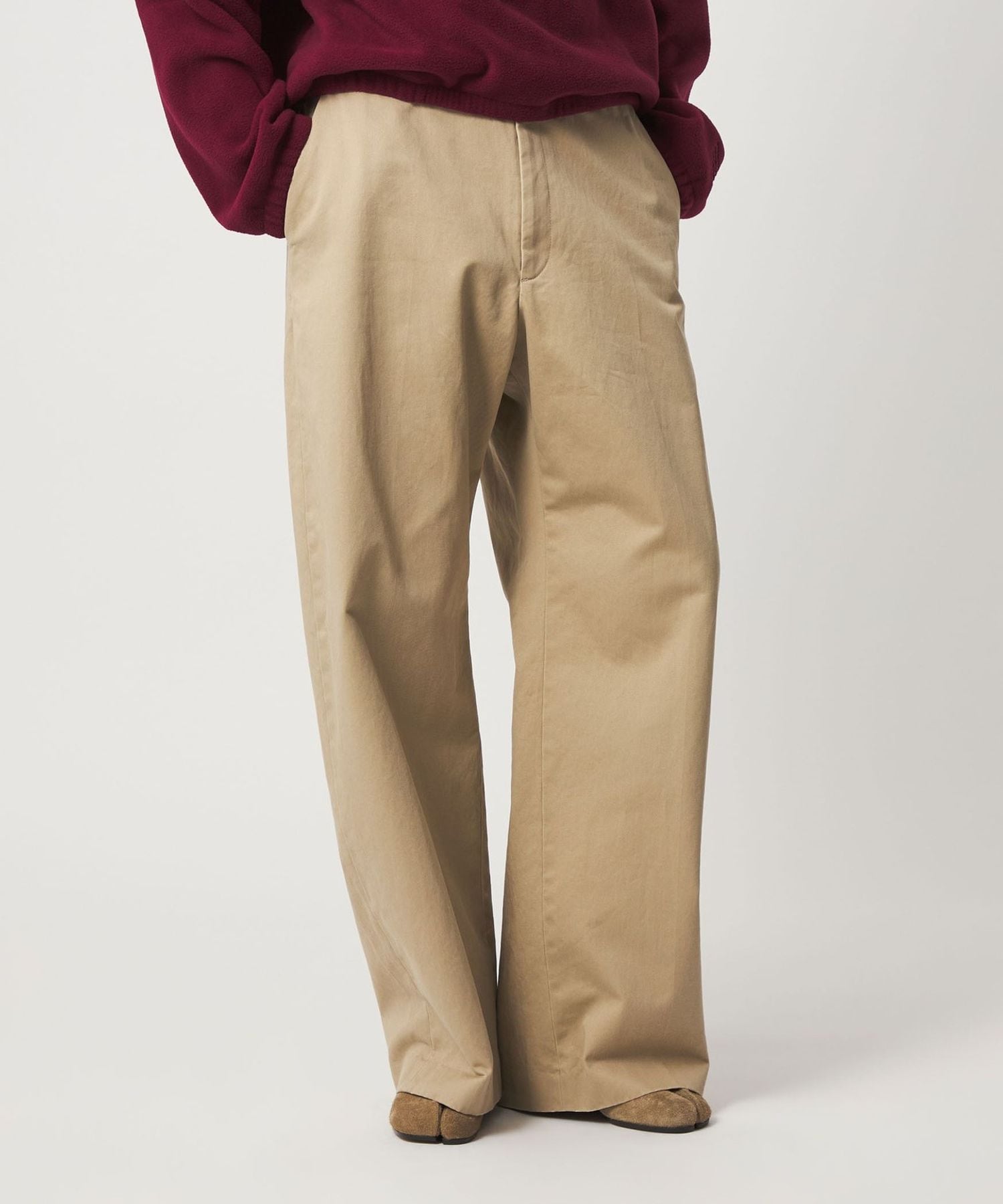 6(ROKU)＞コットン チノ パンツ