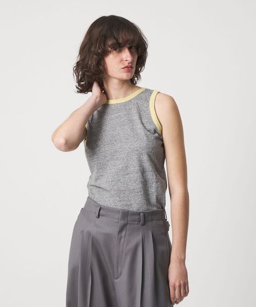 6(ROKU)/＜6(ROKU)＞コットン リンガー タンクトップ/その他トップス