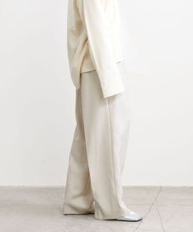 AEWEN MATOPH＞ツイル タック テーパードパンツ