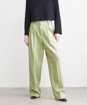 新品　AEWEN MATOPH　裾ゴム入り　ゆったりパンツ　36 AEWEN MATOPH＞ラップ タックパンツ
