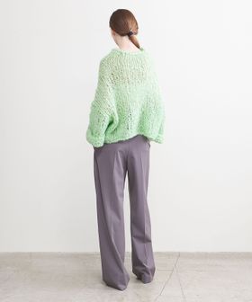 AEWEN MATOPH＞モヘヤ/ウール/ナイロン ハンドニット 