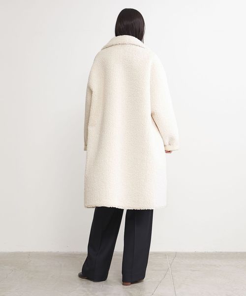 ルシェルブルー(リステア)ボアリバーシブルロングコート