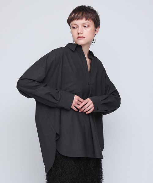 【今期新品】aewen matophシアーフレアショートシャツイウエンマトフ UNITED ARROWS｜<AEWEN MATOPH>シアー フレア ショートシャツ