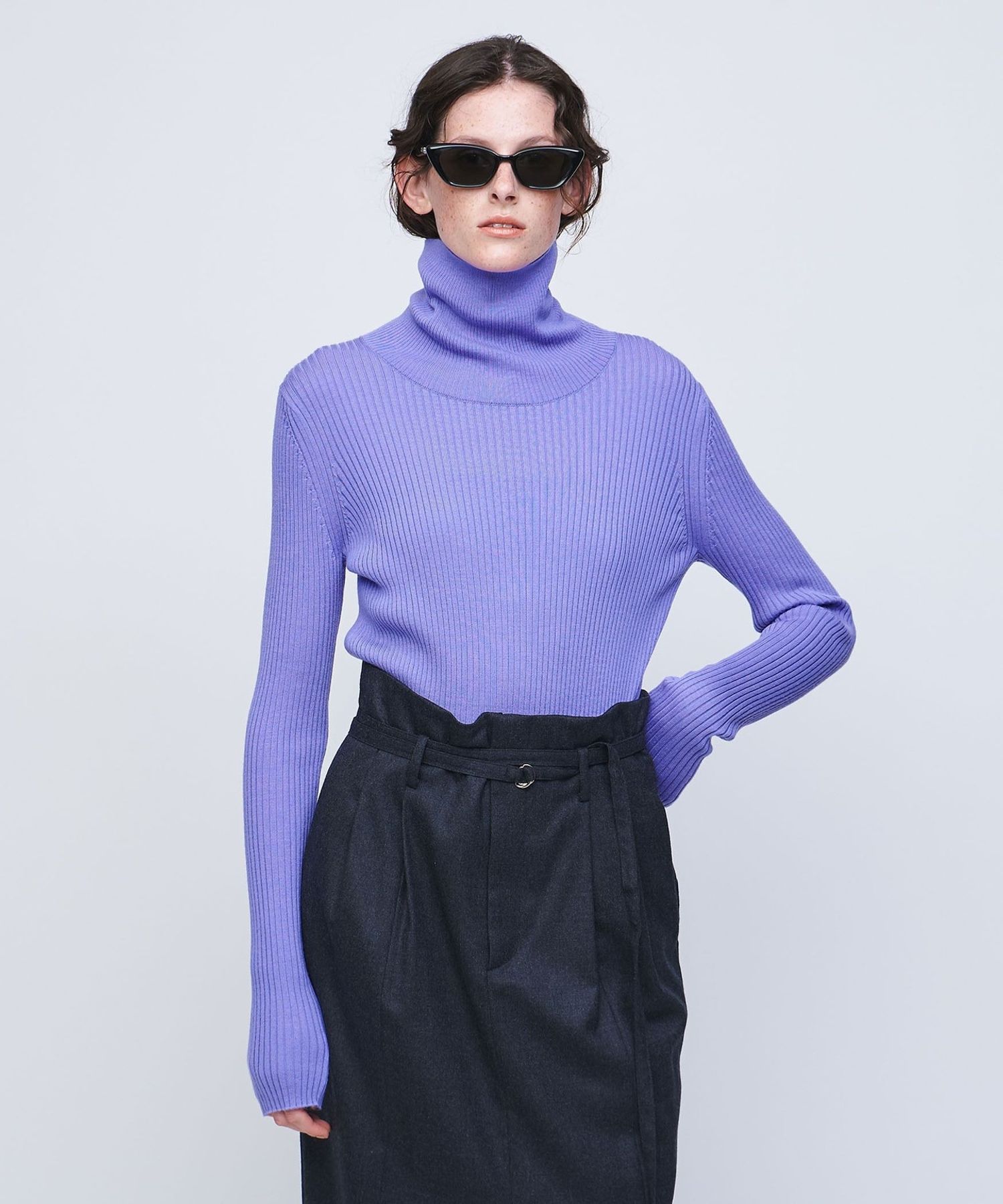 定価8.7 暑けれ タグ付✨️MORABITO ヤクカシミヤ バッグボタンニット  