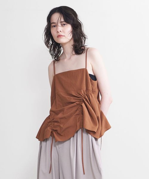 AEWEN MATOPH イレギュラー ギャザー キャミソール AEWEN MATOPH＞イレギュラー ギャザー キャミソール