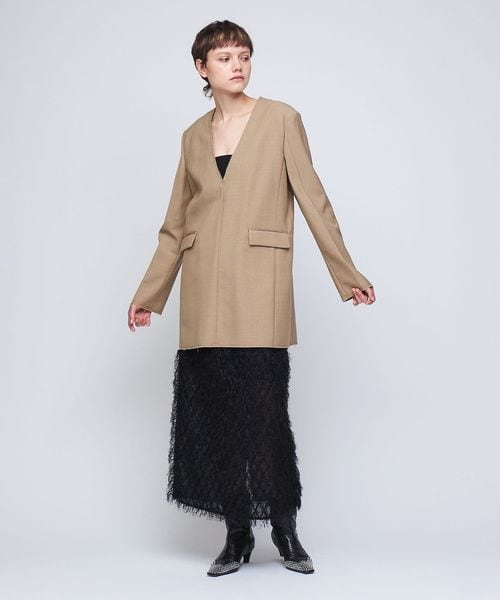 【極美品】AEWEN MATOPH ロングスリーブ ミニ ワンピース 36 極美品】AEWEN MATOPH ロングスリーブ ミニ ワンピース 36