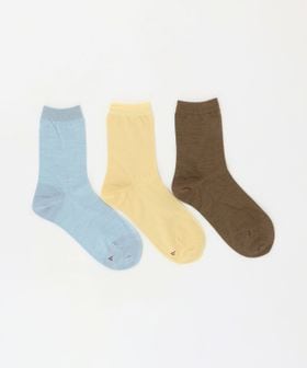 AEWEN MATOPH/＜babaco＞ 3セット カラーソックス/ソックス / 靴下