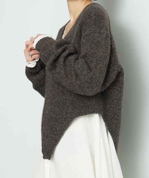 AEWEN MATOPH/＜AEWEN MATOPH＞ウールアルパカ ニットロンパース/ニット / セーター