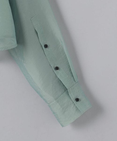 【今期新品】aewen matophシアーフレアショートシャツイウエンマトフ UNITED ARROWS｜<AEWEN MATOPH>シアー フレア ショートシャツ