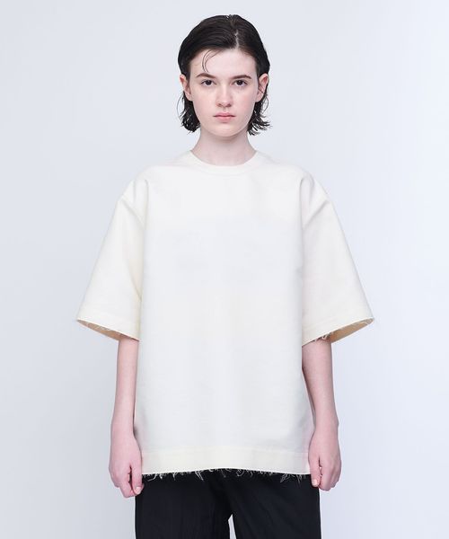 新品タグ付き＜AEWEN MATOPH＞オーガンジー ビッグT ブラウス AEWEN MATOPH＞ダブルクロス ビッグT ブラウス