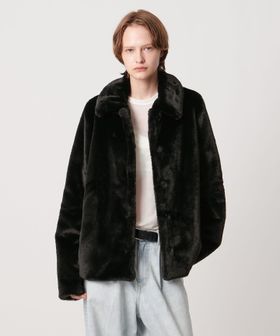 AEWEN MATOPH/＜AEWEN MATOPH＞フェイクファーショートコート/その他コート / ブルゾン