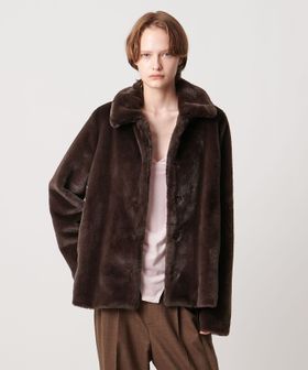 AEWEN MATOPH/＜AEWEN MATOPH＞フェイクファーショートコート/その他コート / ブルゾン