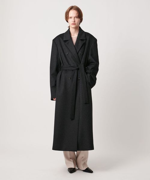 AEWEN MATOPH＞ウールカシミヤ ソリッド6Bコート