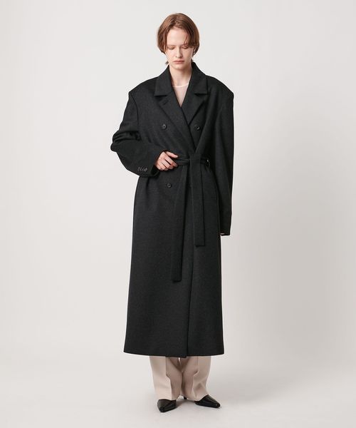 AEWEN MATOPH＞ウールカシミヤ ソリッド6Bコート