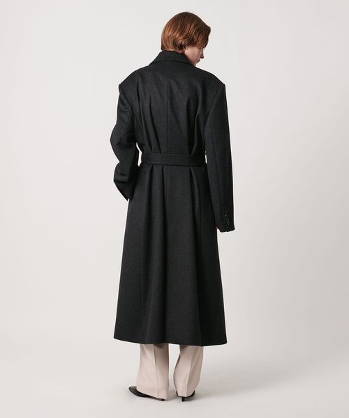 ☆美品■ユナイテッドアローズ■ウールコート■カシミヤ、シルク混■М■☆ Steven Alan＞ウール カシミヤ ロングコート