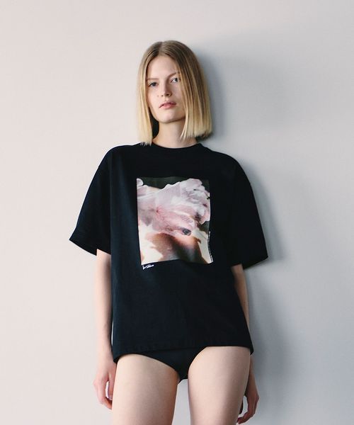 AEWEN MATOPH/＜Kei Sakakura for AEWEN MATOPH＞フォトTシャツ Sweet pea vein /Tシャツ / カットソー