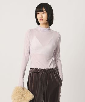 AEWEN MATOPH/＜AEWEN MATOPH＞シアー ハイネック カットソー/Tシャツ / カットソー