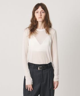 AEWEN MATOPH/＜AEWEN MATOPH＞シアー クルーネック カットソー/Tシャツ / カットソー