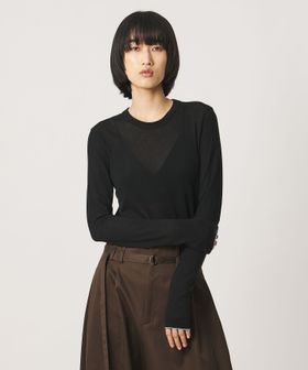AEWEN MATOPH/＜AEWEN MATOPH＞シアー クルーネック カットソー/Tシャツ / カットソー