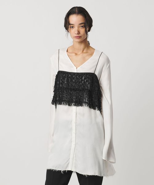 AEWEN MATOPH/＜AEWEN MATOPH＞フリンジショートキャミソール/タンクトップ / キャミソール