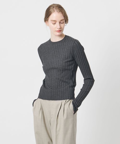 AEWEN MATOPH/＜AEWEN MATOPH＞リブハンドステッチニット/ニット / セーター
