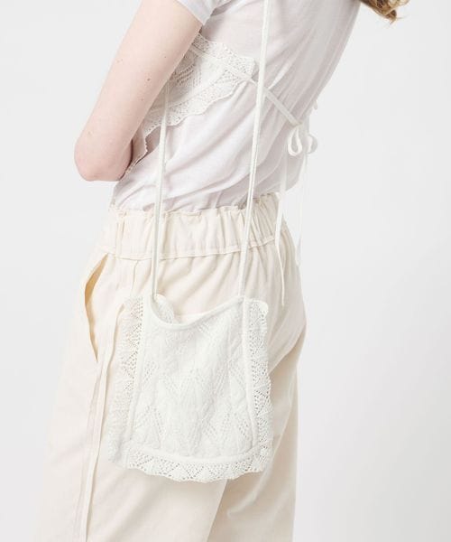 AEWEN MATOPH/＜AEWEN MATOPH＞ニットレースポシェット/ショルダーバッグ