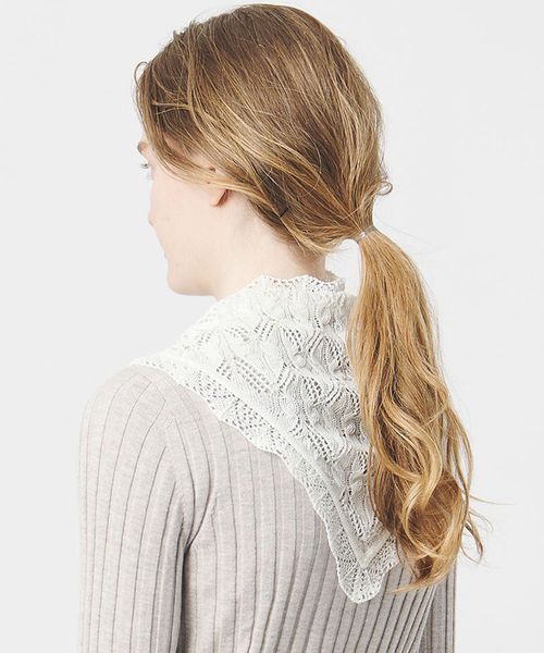 AEWEN MATOPH/＜AEWEN MATOPH＞ニットレーススカーフ/ストール / マフラー