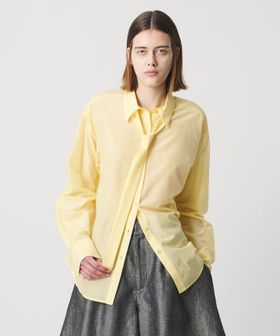 AEWEN MATOPH/＜AEWEN MATOPH＞コットンシルク ボウタイシャツ ‐ ウォッシャブル ‐/シャツ / ブラウス