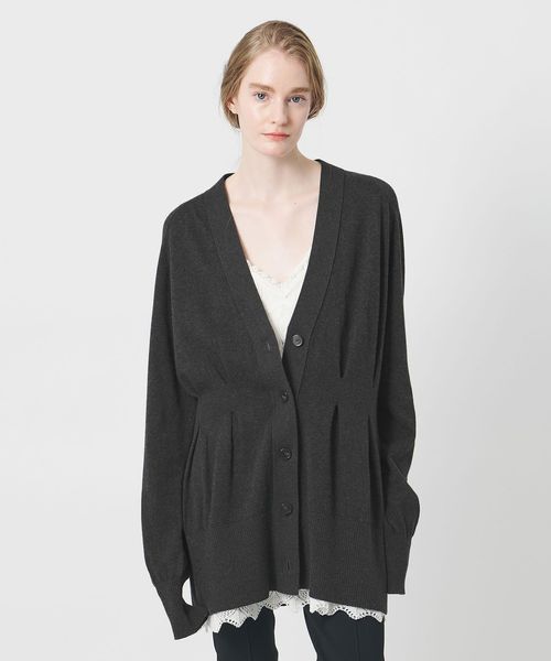 AEWEN MATOPH/＜AEWEN MATOPH＞ウエストタックニットカーディガン ‐ウォッシャブル‐/カーディガン / ボレロ