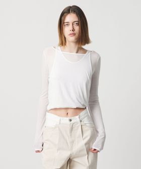 AEWEN MATOPH/＜AEWEN MATOPH＞イレギュラーレイヤード ロングスリーブカットソー ‐2WAY‐/Tシャツ / カットソー