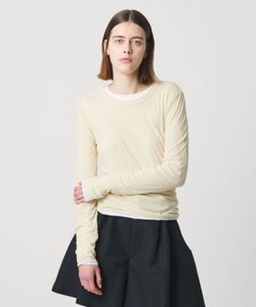 AEWEN MATOPH/＜AEWEN MATOPH＞シアークルーネック ロングスリーブカットソー/Tシャツ / カットソー