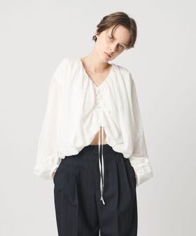 AEWEN MATOPH/＜AEWEN MATOPH＞バルーン2WAYブラウス ‐ ウォッシャブル ‐/シャツ / ブラウス