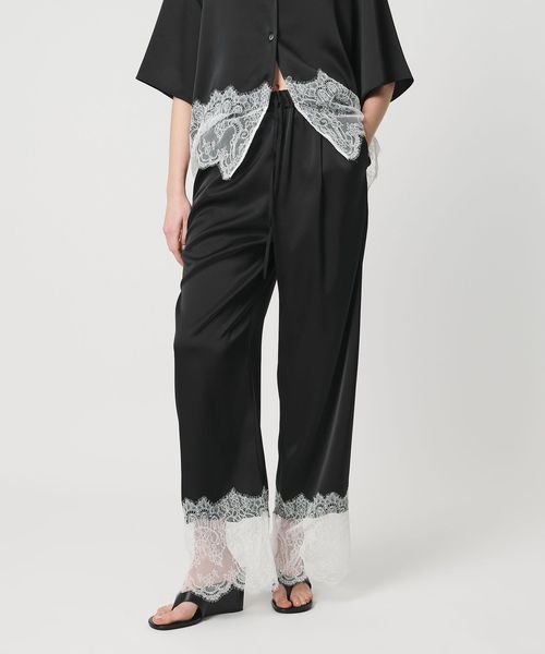AEWEN MATOPH/＜AEWEN MATOPH＞サテンレース コンビイージーパンツ/その他パンツ