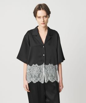AEWEN MATOPH/＜AEWEN MATOPH＞サテンレース コンビブラウス/シャツ / ブラウス