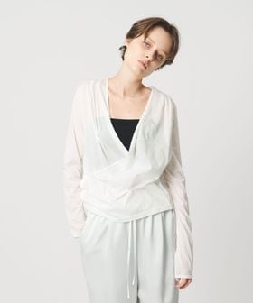 AEWEN MATOPH/＜AEWEN MATOPH＞ジャージーカシュクールカーディガン/カーディガン / ボレロ