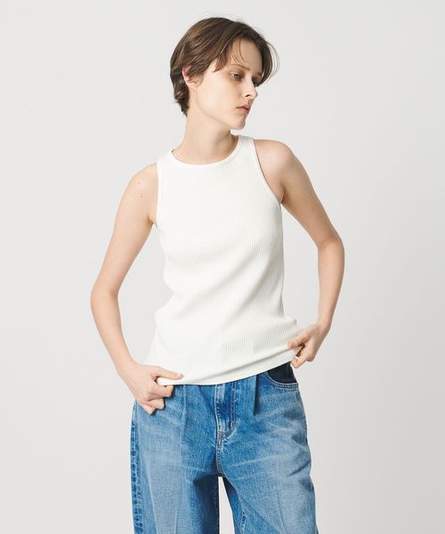 AEWEN MATOPH/＜AEWEN MATOPH＞リブ アシンメトリータンクトップ/タンクトップ / キャミソール