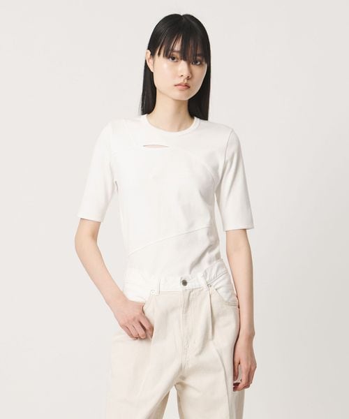 AEWEN MATOPH/＜AEWEN MATOPH＞イレギュラー パネル Tシャツ/Tシャツ / カットソー