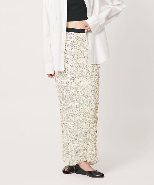 AEWEN MATOPH/＜AEWEN MATOPH＞ドット シャーリング スカート/その他スカート