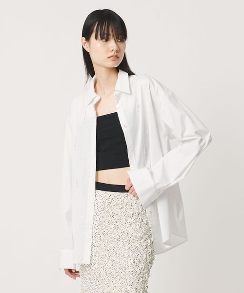 AEWEN MATOPH/＜AEWEN MATOPH＞ビーズフリンジシャツ/シャツ / ブラウス